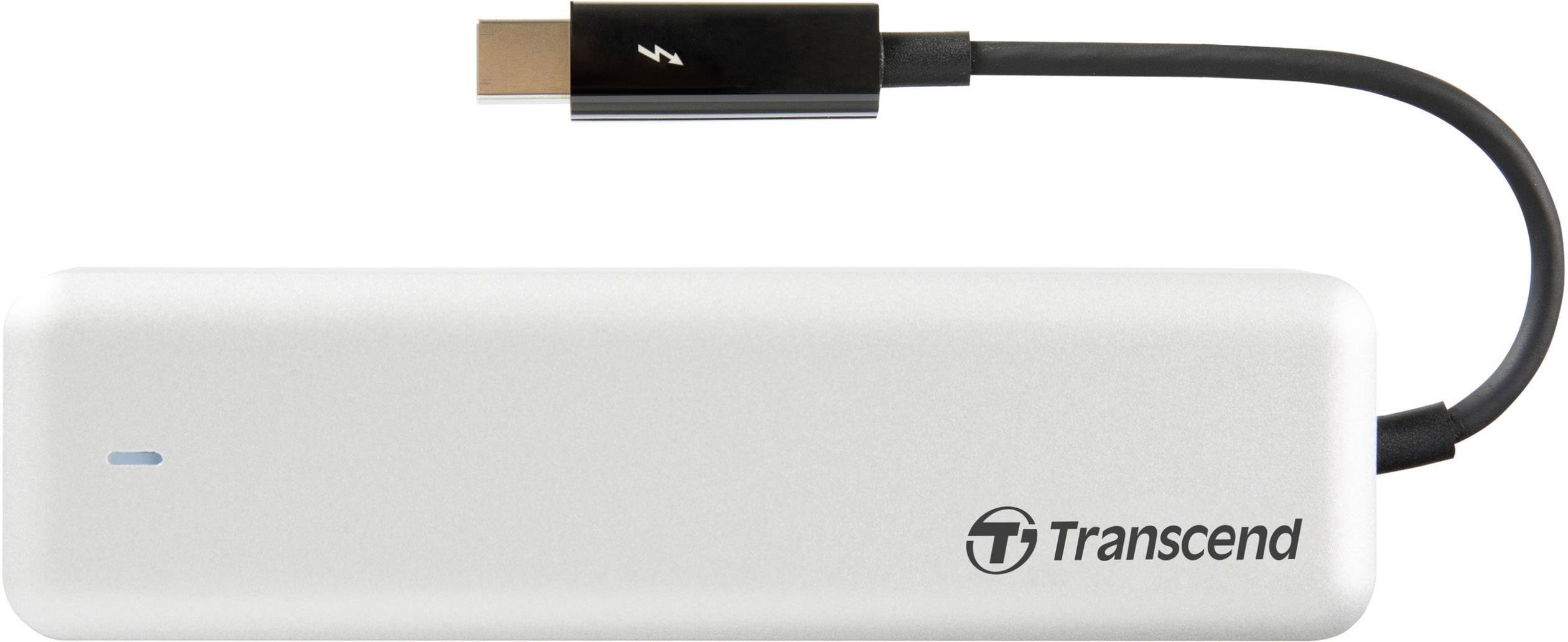 Transcend JetDrive™ 855 Mac 240 GB Externe SSD Thunderbolt 3 Silber TS240GJDM855