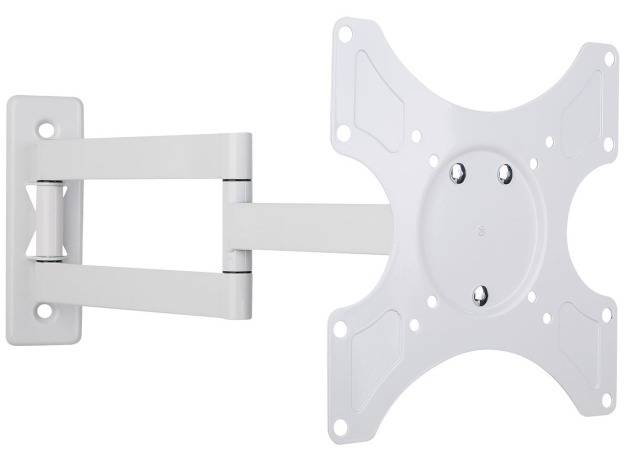 TECHly - Klammer - für Flachbildschirm - weiß - Bildschirmgröße: 48-94 cm (19"-37")