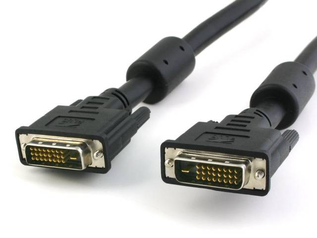 TECHly DVI Anschlusskabel 10.00 m Schwarz ICOC-DVI-811CF DVI-Kabel