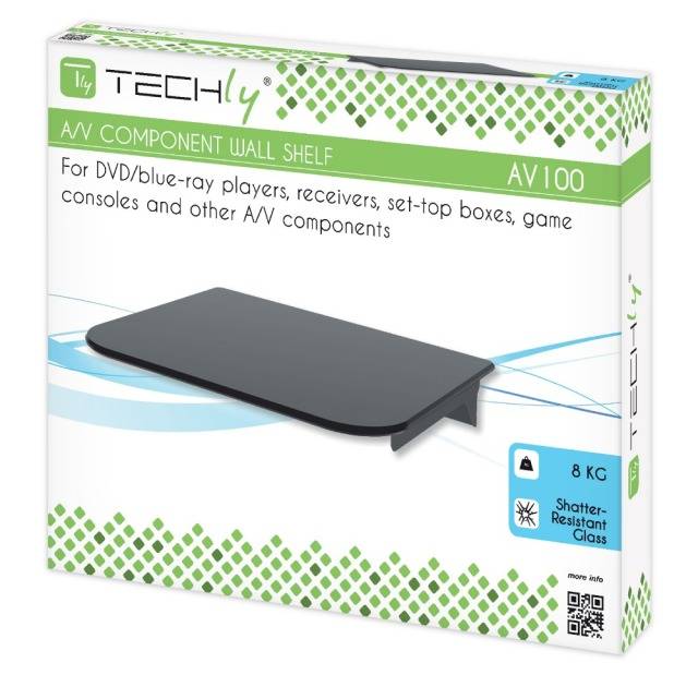 TECHly Ablagefach Passend für Serie (Halter): Universal Schwarz