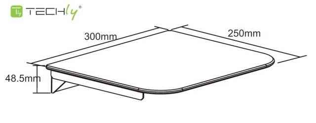 TECHly Ablagefach Passend für Serie (Halter): Universal Schwarz
