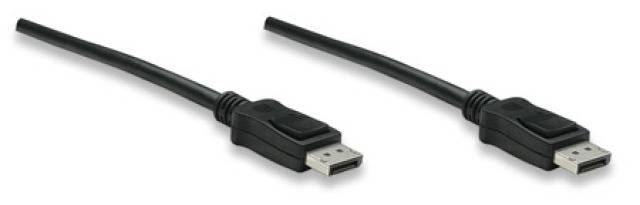 TECHly DisplayPort Anschlusskabel 3.00 m Schwarz ICOC-DSP-A-030 DisplayPort-Kabel