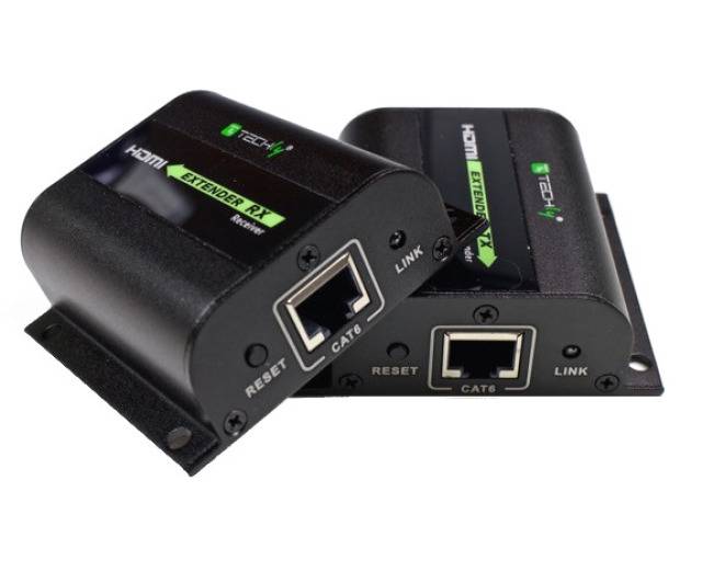 Techly Extender HDMI Full HD on cable Cat.5E / 6 / 6A / 7 max 60m Autoregulated