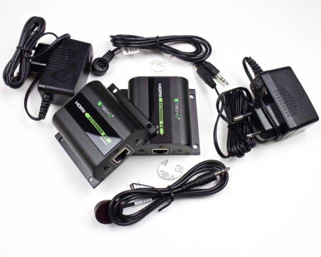 TECHly IDATA-EXT-E70I HDMI® Extender (Verlängerung) über Netzwerkkabel RJ45 60 m