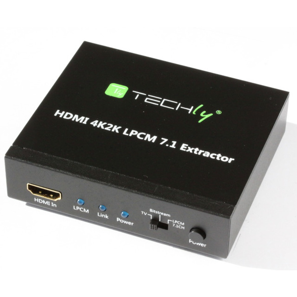TECHly Audio Extraktor IDATA-HDMI-EA74K [HDMI - HDMI, Toslink, Klinke] 1920 x 1080 Pixel