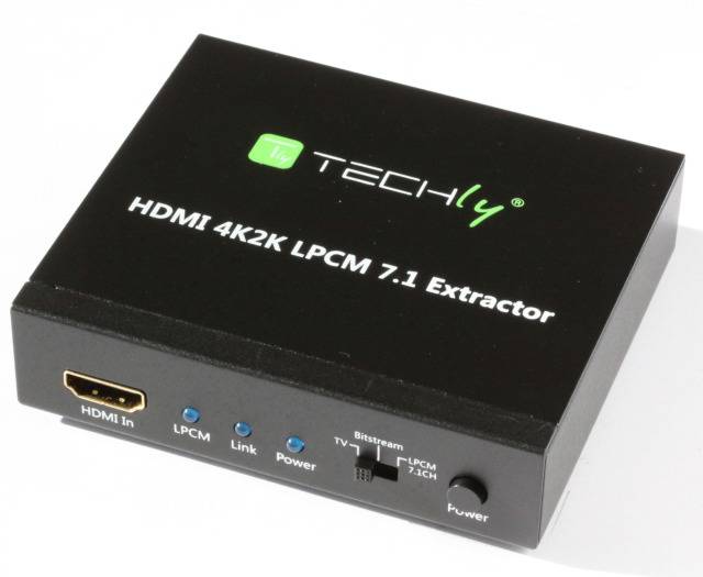 TECHly Audio Extraktor IDATA-HDMI-EA74K [HDMI - HDMI, Toslink, Klinke] 1920 x 1080 Pixel