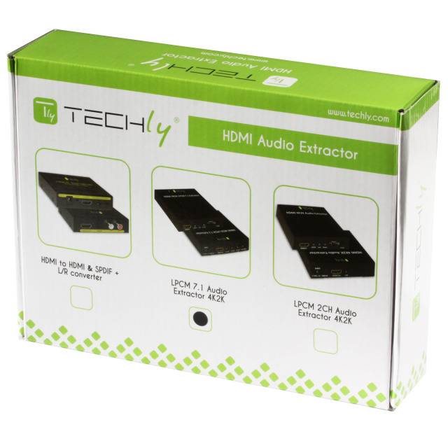 TECHly Audio Extraktor IDATA-HDMI-EA74K [HDMI - HDMI, Toslink, Klinke] 1920 x 1080 Pixel
