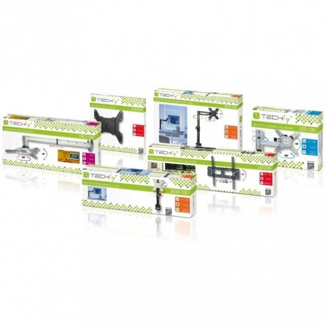 TECHly ICA-CPLB-922L TV-Deckenhalterung Neigbar, Schwenkbar, Ausziehbar 55,9 cm (22") - 106,7 cm (42") Neigbar+Schwenkbar