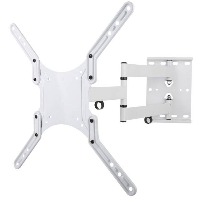 TECHly - Klammer für LCD TV (Ultra-dünn) - weiß - Bildschirmgröße: 58.4-139.7 cm (23"-55")