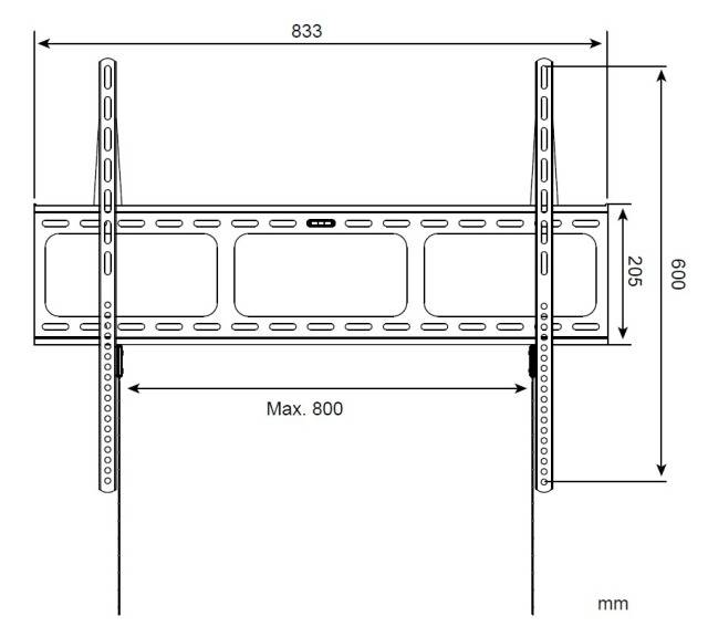Wandhalterung LCD TV LED 42 Zoll