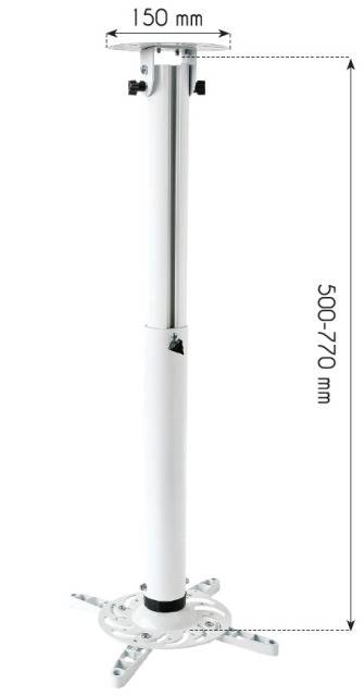 TECHly - Klammer für Projektor - Aluminium, Stahl