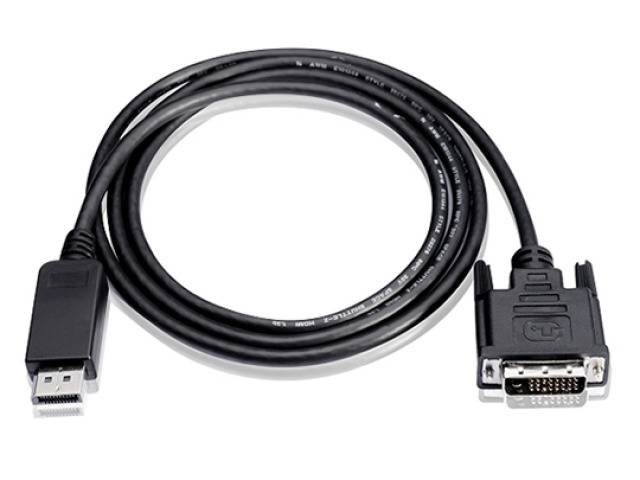 TECHly DisplayPort / DVI Anschlusskabel 2.00 m Schwarz ICOC-DSP-C-020 DisplayPort-Kabel