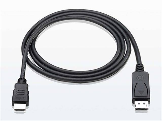 TECHly DisplayPort / HDMI Anschlusskabel 2.00 m Schwarz ICOC-DSP-H12-020 DisplayPort-Kabel