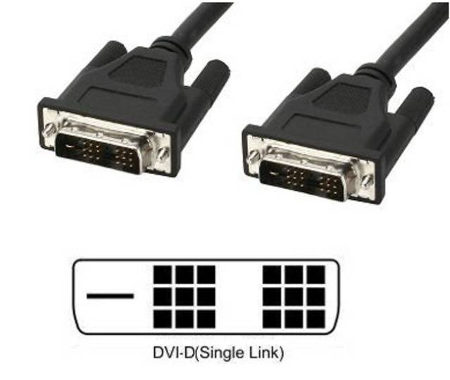 TECHly DVI Anschlusskabel 5.00 m Schwarz ICOC-DVI-8050 DVI-Kabel