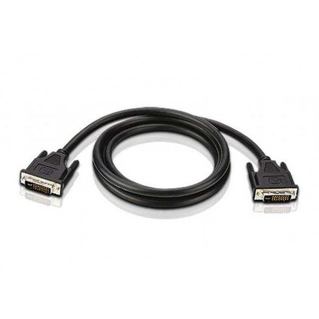 TECHly DVI Anschlusskabel 3.00 m Schwarz ICOC-DVI-8130 DVI-Kabel