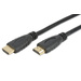 TECHly HDMI Anschlusskabel 1.00 m ICOC-HDMI2-4-010  Schwarz [1x HDMI-Stecker - 1x HDMI-Stecker]
