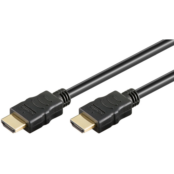 TECHly HDMI Anschlusskabel 5.00 m ICOC-HDMI-4-050 Schwarz [1x HDMI-Stecker - 1x HDMI-Stecker]