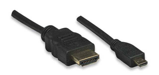 TECHly HDMI Anschlusskabel 3.00 m Schwarz ICOC-HDMI-4-AD3