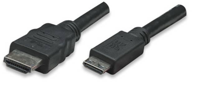 TECHly HDMI Anschlusskabel 1.80 m Schwarz ICOC-HDMI-B-015
