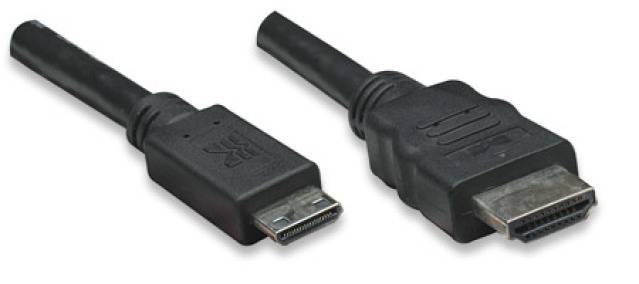 TECHly HDMI Anschlusskabel 1.80 m Schwarz ICOC-HDMI-B-015
