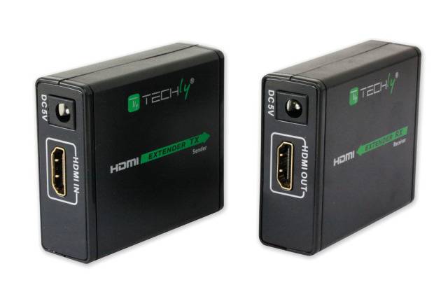 TECHly IDATA-EXT-E70 HDMI® Extender (Verlängerung) über Netzwerkkabel RJ45 60 m
