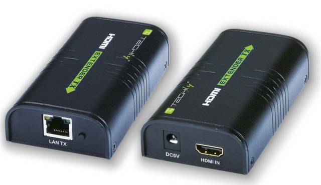 TECHly IDATA-EXTIP-373 HDMI® Extender (Verlängerung) über Netzwerkkabel RJ45 120m