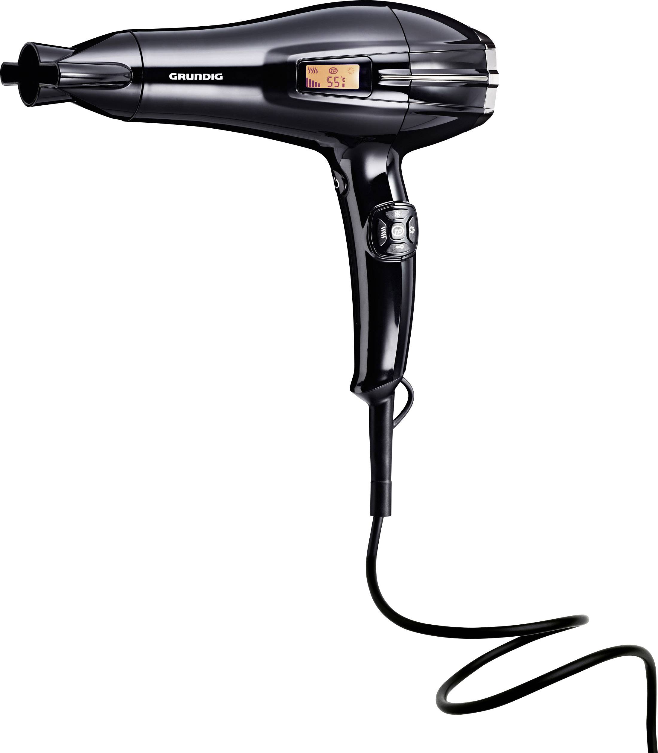 Grundig HD 9880 Haartrockner Schwarz, Silber