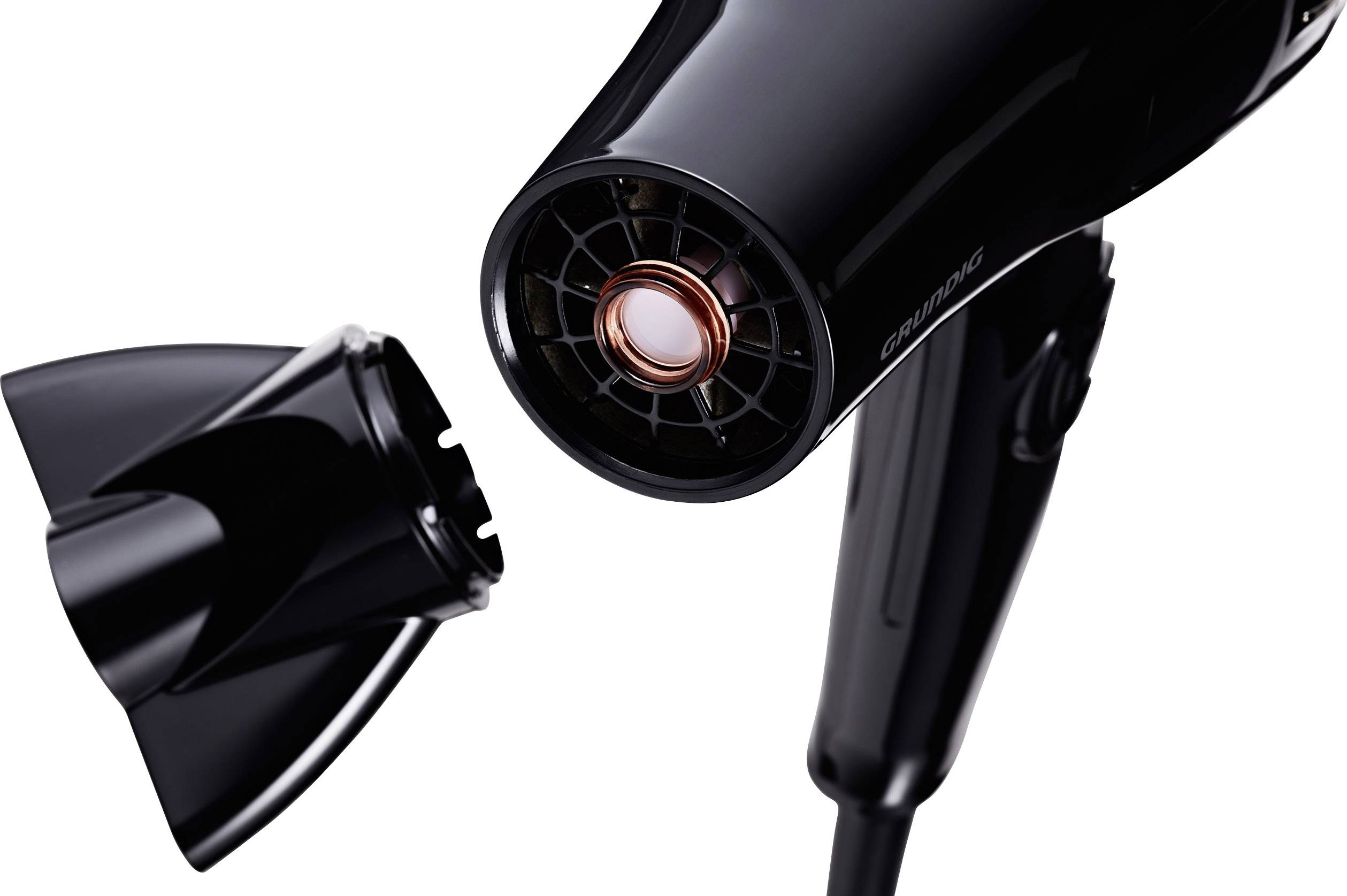 Grundig HD 9880 Haartrockner Schwarz, Silber