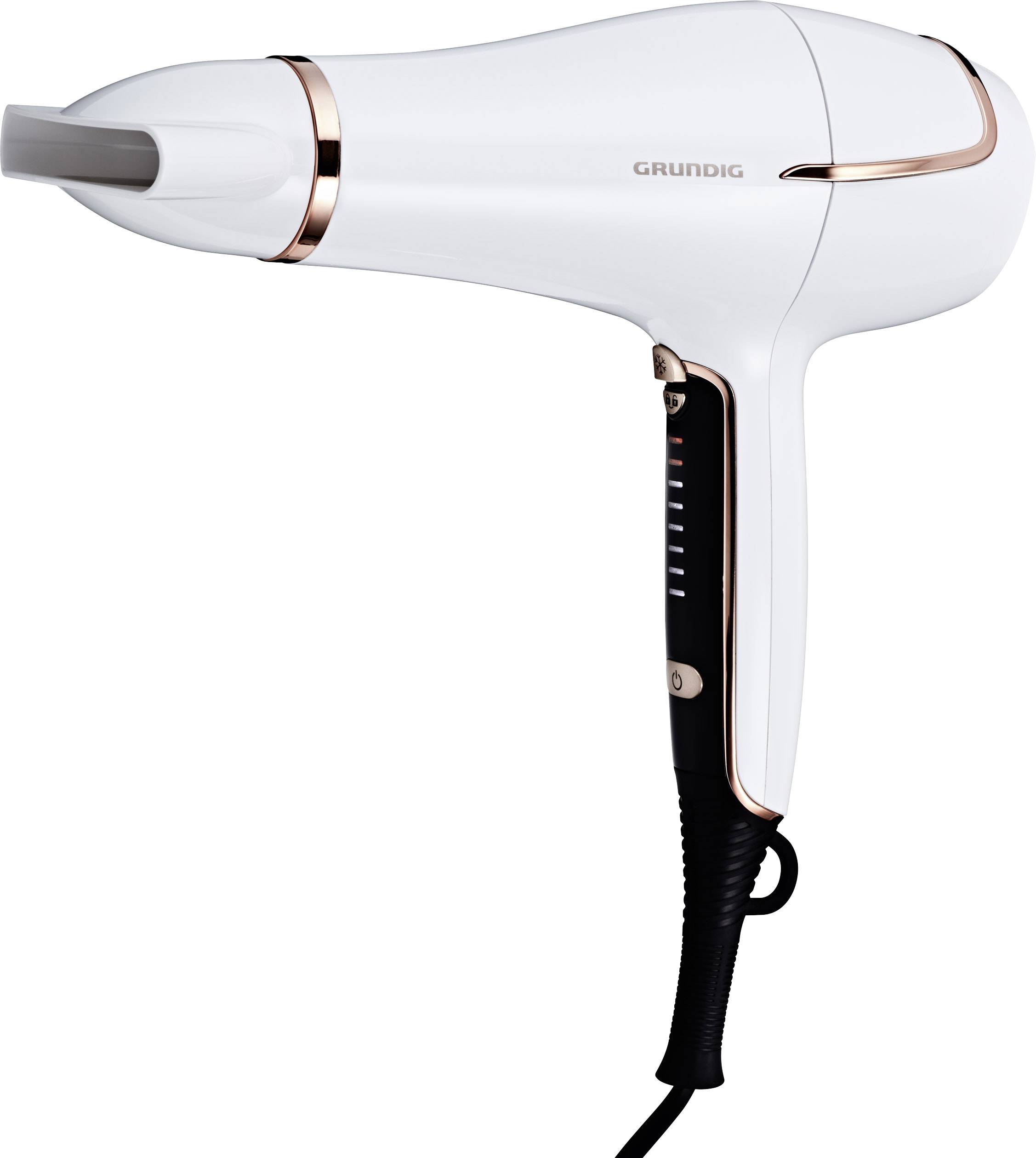 Grundig HD 7880 Haartrockner Weiß, Rot-Gold