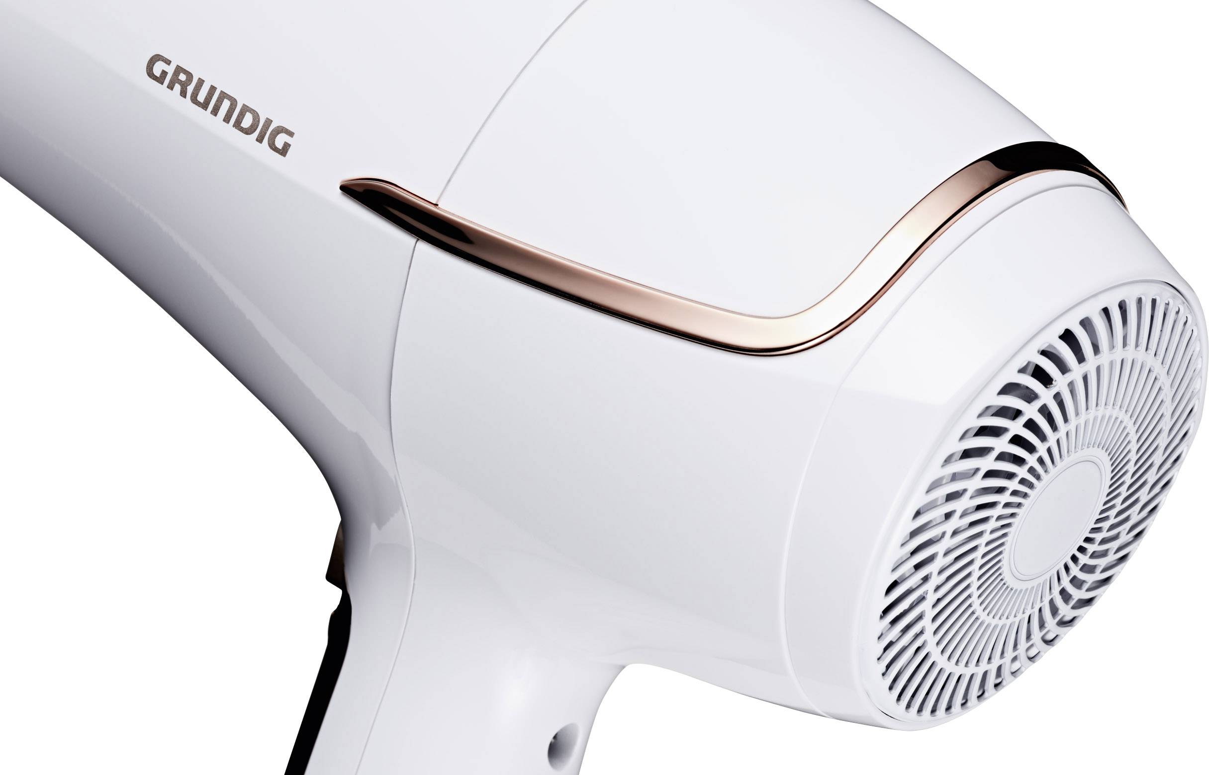 Grundig HD 7880 Haartrockner Rot, Gold, Weiß