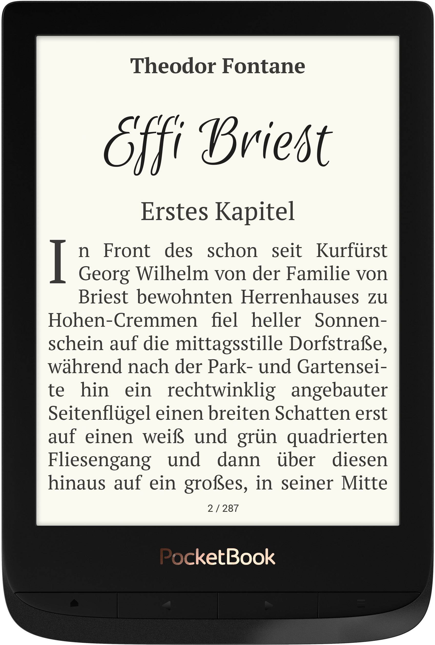 PocketBook Touch Lux 4 eBook-Reader 15.2 cm (6.0 Zoll) Schwarz