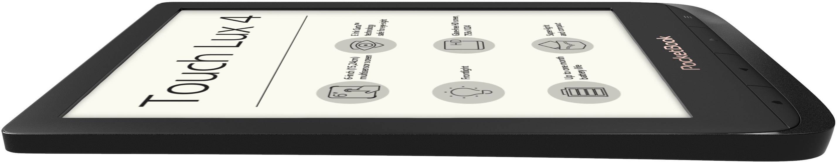 PocketBook Touch Lux 4 eBook-Reader 15.2 cm (6.0 Zoll) Schwarz