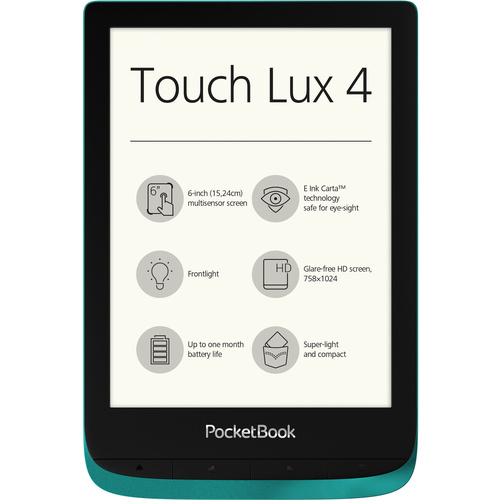 PocketBook Touch Lux 4 eBook-Reader 15.2cm (6.0 Zoll) Emerald