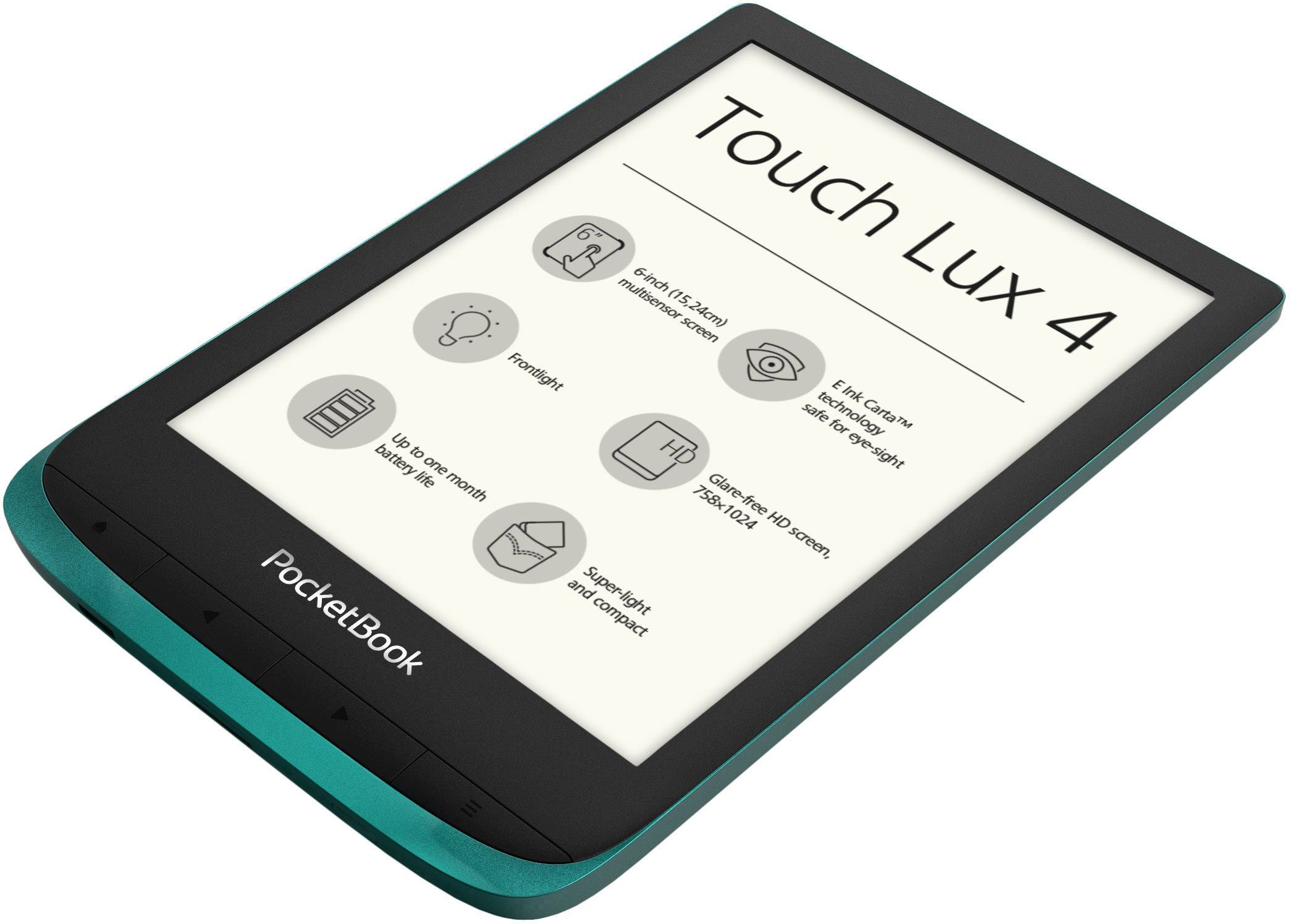 PocketBook Touch Lux 4 eBook-Reader 15.2cm (6.0 Zoll) Emerald