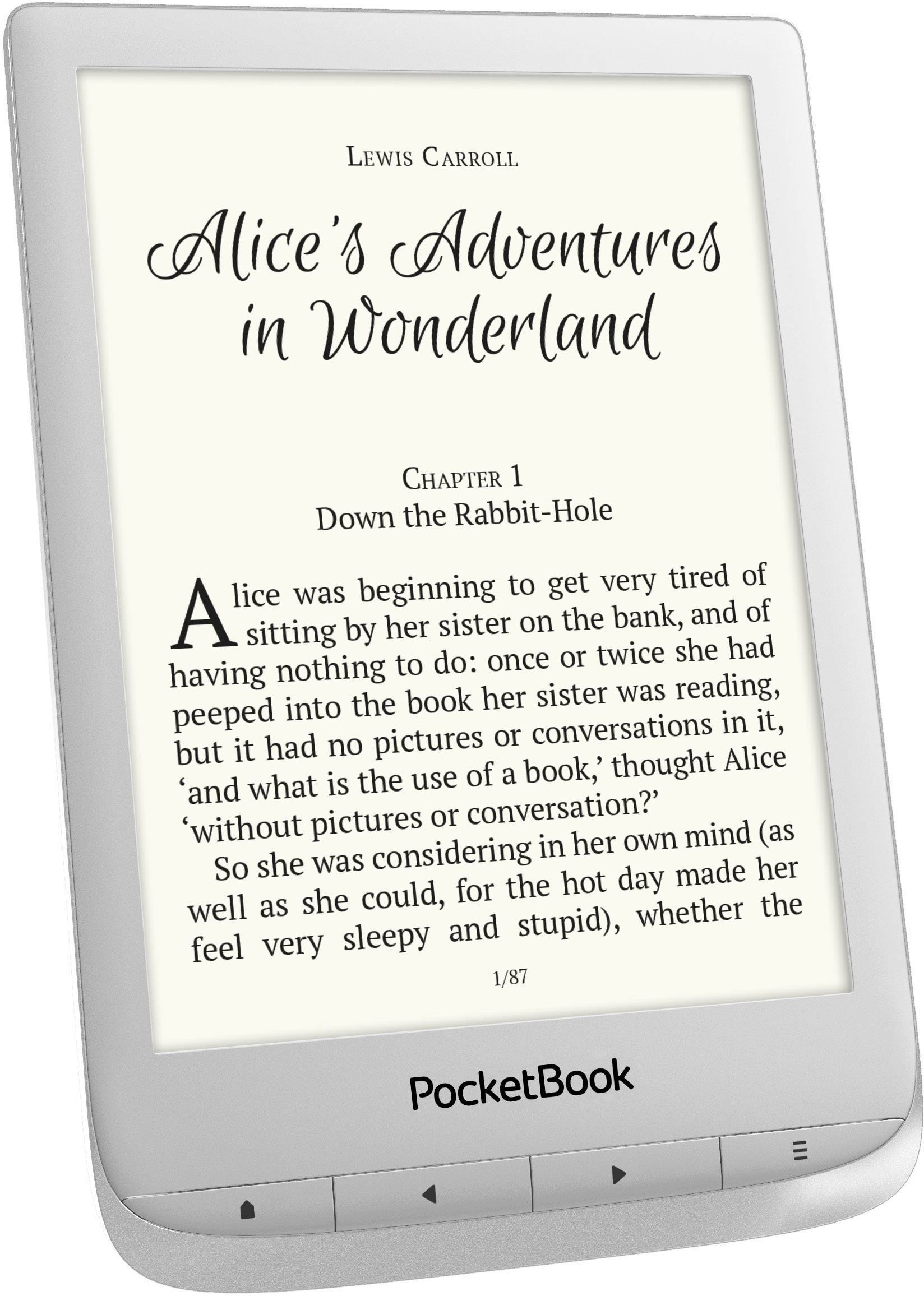 PocketBook Touch Lux 4 eBook-Reader 15.2cm (6.0 Zoll) Silber