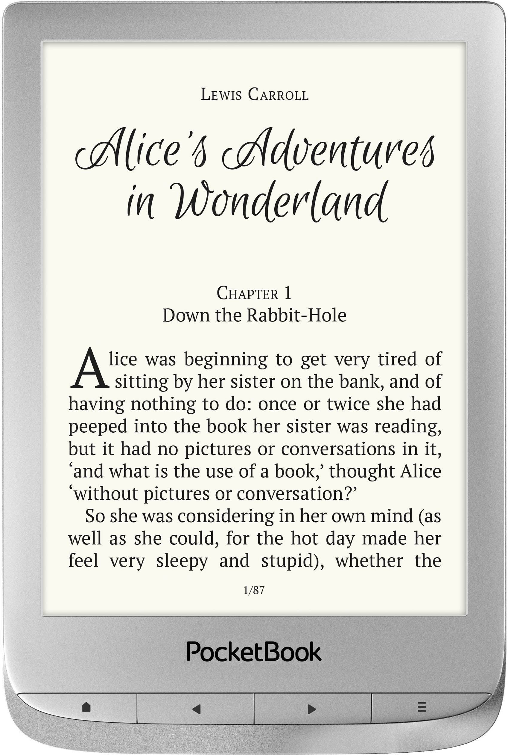 PocketBook Touch Lux 4 eBook-Reader 15.2cm (6.0 Zoll) Silber