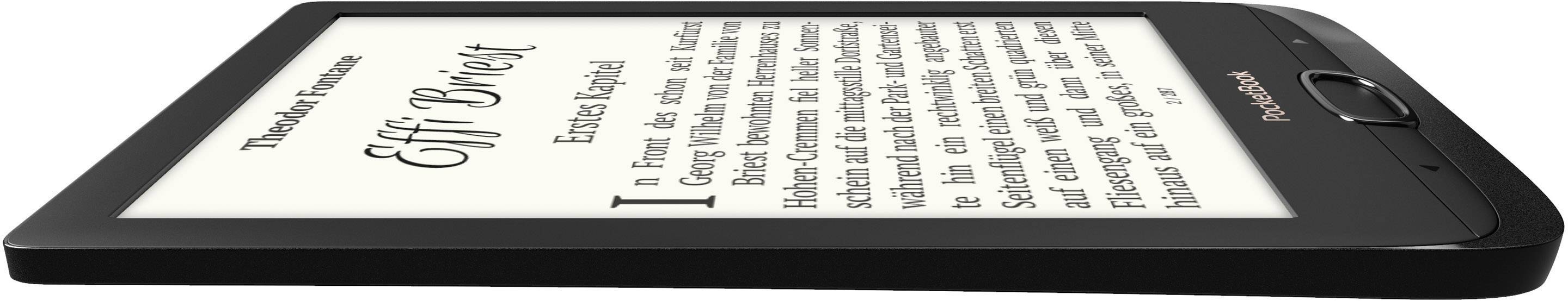 PocketBook Basic Lux 2 eBook-Reader 15.2cm (6.0 Zoll) Schwarz, Silber