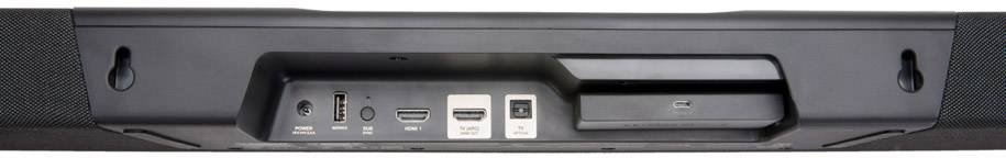 Polk Audio Commandbar Soundbar Schwarz Bluetooth®, inkl. kabellosem Subwoofer, Sprachsteuerung, WLAN