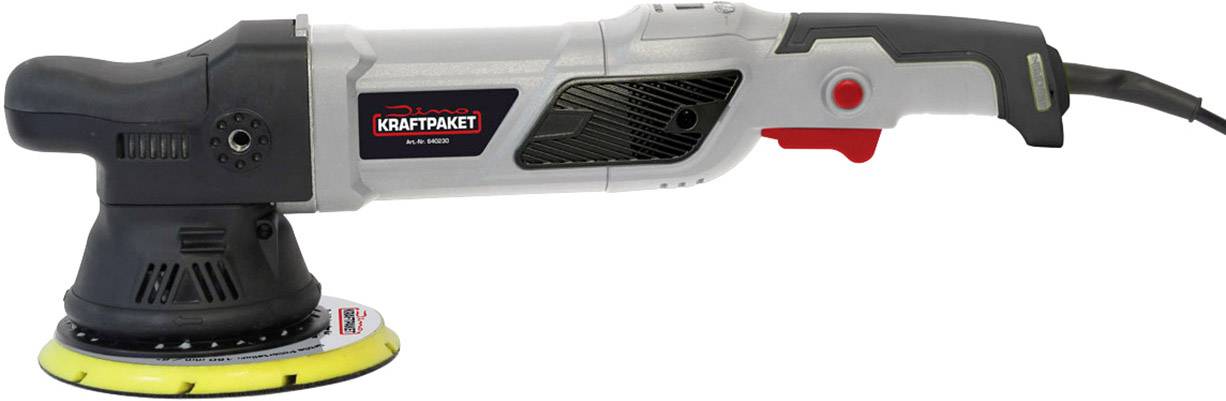 Dino KRAFTPAKET Exzenter 15mm 950W 640229 Exzenterpoliermaschine 230V 950W 1500 - 4800 U/min 150mm