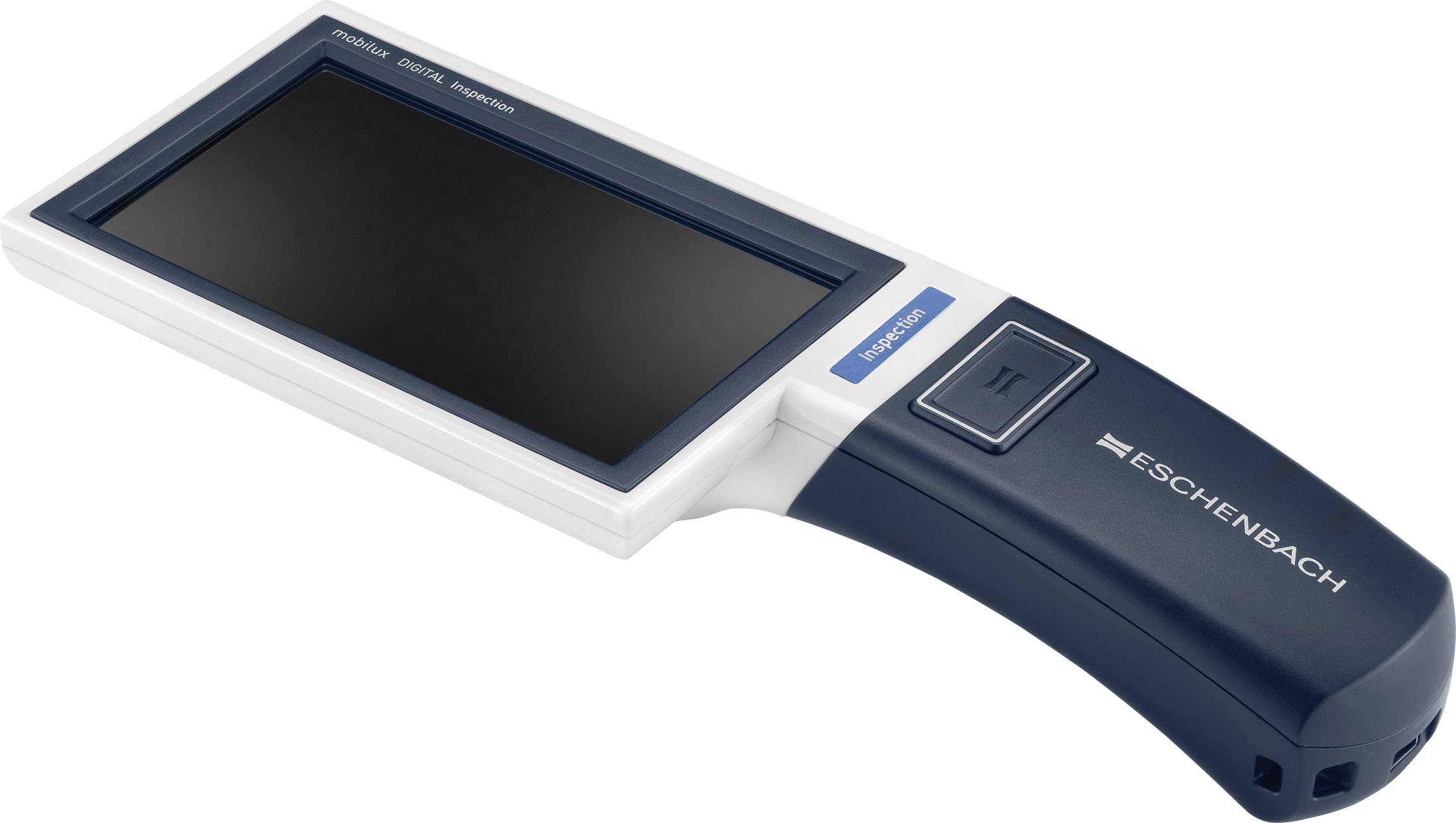 Eschenbach 1651101 mobilux® DIGITAL Inspection Messlupe mit Beleuchtung Vergrößerungsfaktor: 15 x Blau, Weiß