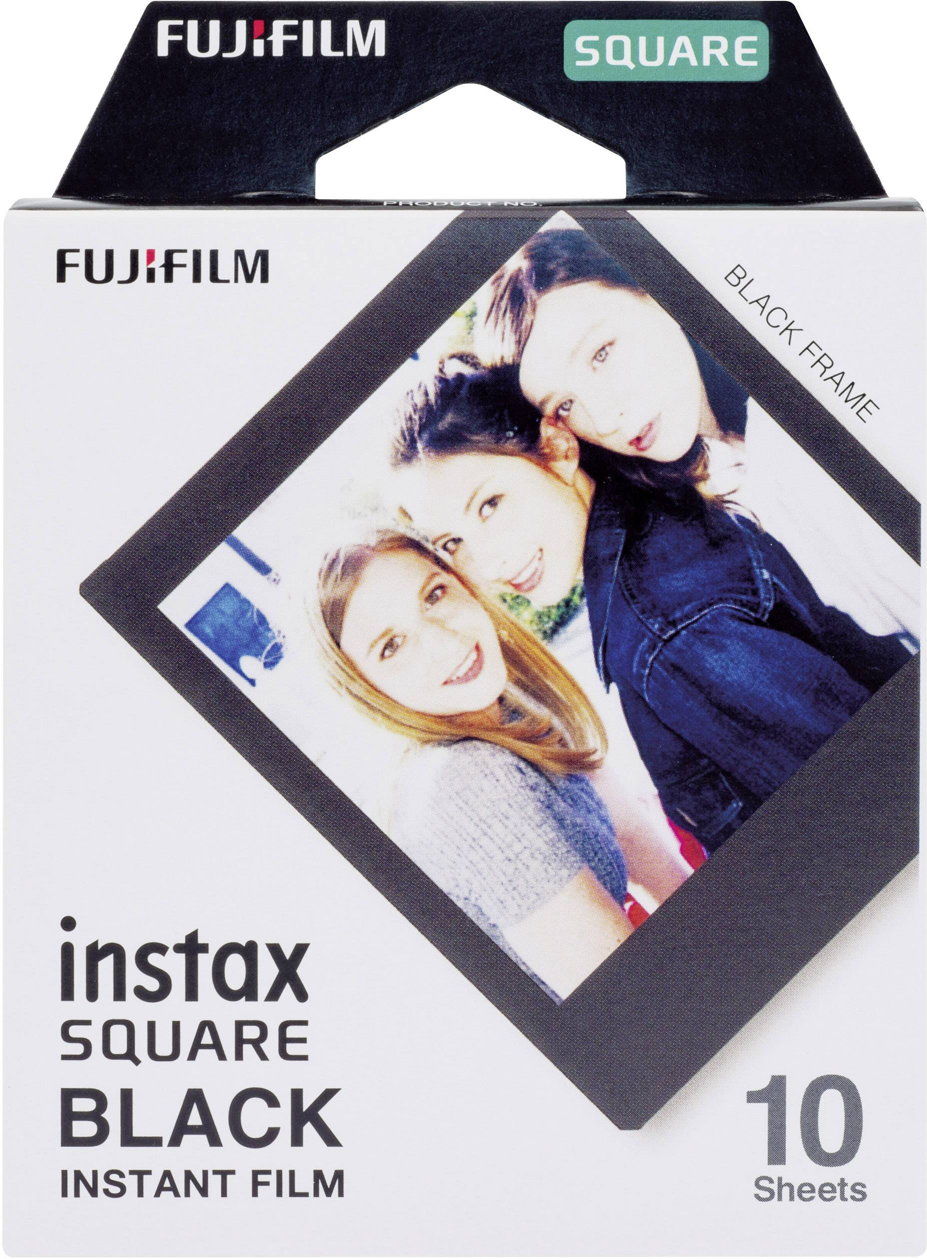Fujifilm Instax Square BLACK - Instant-Farbfilm