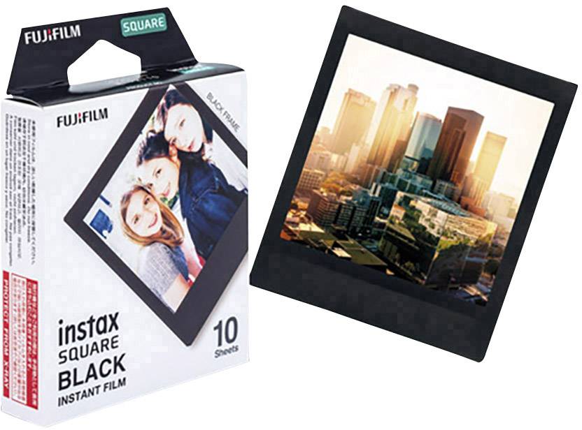Fujifilm Instax Square BLACK - Instant-Farbfilm