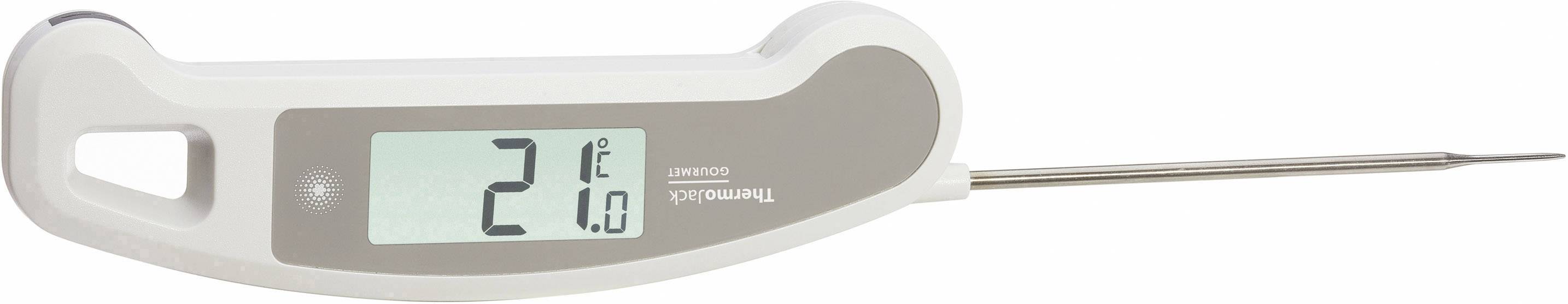 TFA Dostmann 30.1060.02 Küchen-Thermometer Strahlwassergeschützt IP65, Überwachung der Kerntemperatur Max./Min