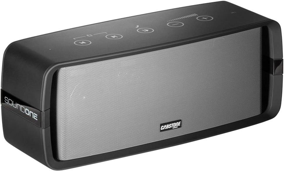 Cabstone SoundONE Bluetooth® Lautsprecher Freisprechfunktion, NFC, AUX Schwarz, Schwarz (matt)