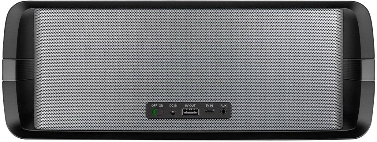 Cabstone SoundONE Bluetooth® Lautsprecher Freisprechfunktion, NFC, AUX Schwarz, Schwarz (matt)