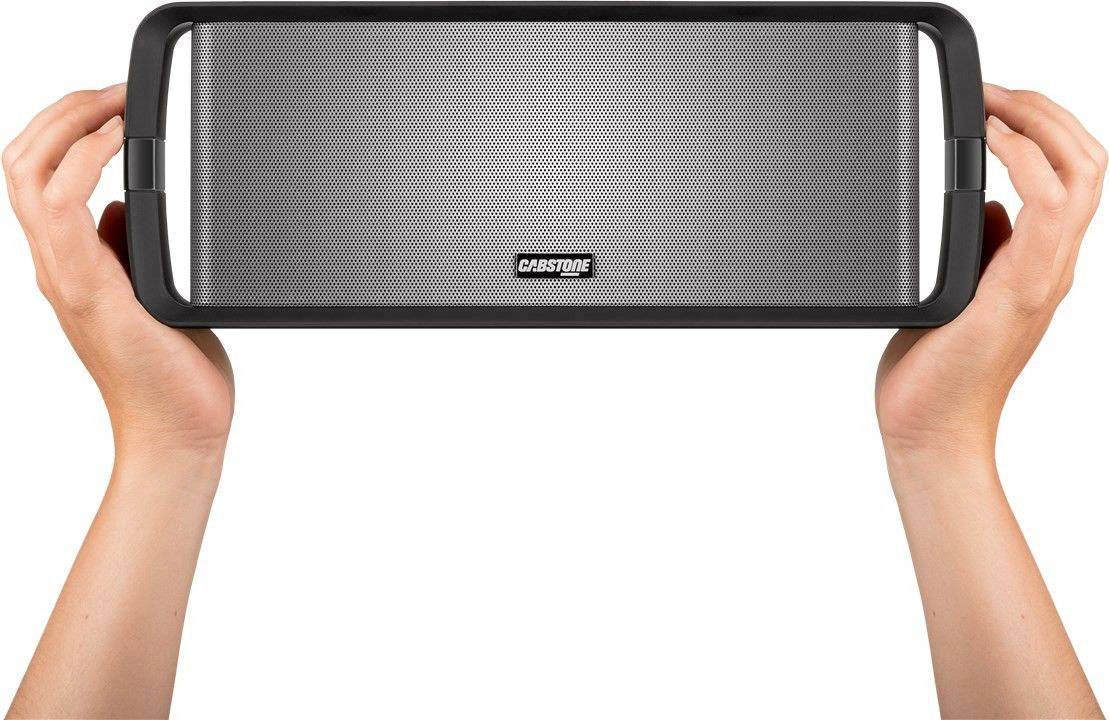 Cabstone SoundONE Bluetooth® Lautsprecher Freisprechfunktion, NFC, AUX Schwarz, Schwarz (matt)