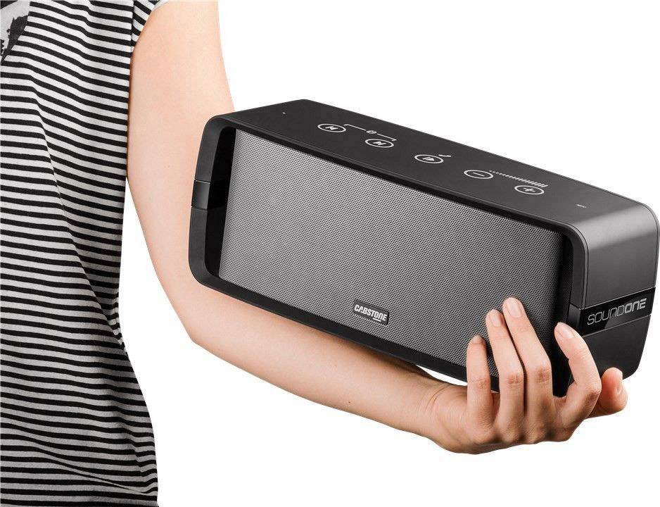 Cabstone SoundONE Bluetooth® Lautsprecher Freisprechfunktion, NFC, AUX Schwarz, Schwarz (matt)