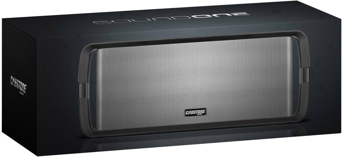 Cabstone SoundONE Bluetooth® Lautsprecher Freisprechfunktion, NFC, AUX Schwarz, Schwarz (matt)