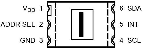 Taos TSL 2561 D Lichtsensor TMB-6 SMD 1 St. 2.7 - 3.6 V/DC (L x B x H) 3.8 x 2.6 x 1.35 mm