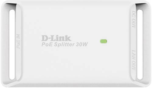 D-Link 1-Port Gigabit 30W PoE Splitter PoE Splitter 1 GBit/s IEEE 802.3af (12.95 W), IEEE 802.3at (2